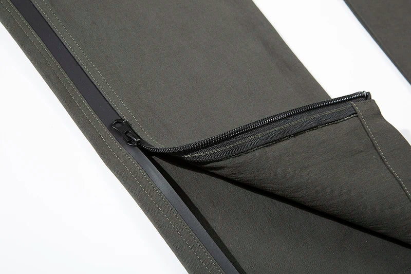 Ankle Zipper Color Block Streetwear Straight Casual Cargo Pants for Men Drawstring Harajuku Oversize Hip Hop Loose Trousers Street King Limited