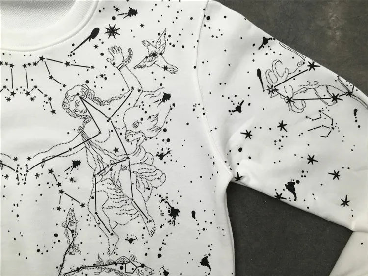 New 2018 Men Scorpio constellation pattern Hoodies Hoody hooded Sweatshirts velvet Cotton Drake Thick Fleece Street Hip hop #H29 Street King Limited