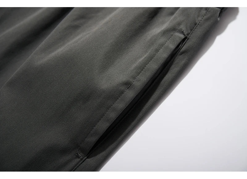 hip hop loose fit elastic waist pants fashion embroidery ankle pants mens 2019 new spring summer casual sportwear pants joggers unique joggers style 1107