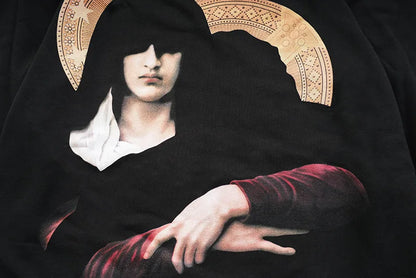New  Baolideng High Men Virgin Mary star gentleman Hoodies Hoody hooded Sweatshirts velvet Cotton Drake Thicken Fleece #E25 Street King Limited