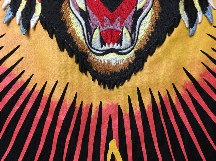 New  Baolideng Men tiger embroidery Morden gentleman Hoodies Hoody hooded Sweatshirts velvet Cotton Drake Thicken Fleece #E7 Street King Limited
