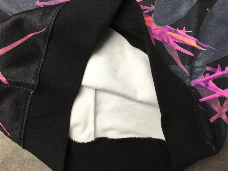 New  Baolideng Men Abstract flowers gentleman Hoodies Hoody hooded Sweatshirts velvet Cotton Drake Thicken Fleece #E1 Street King Limited