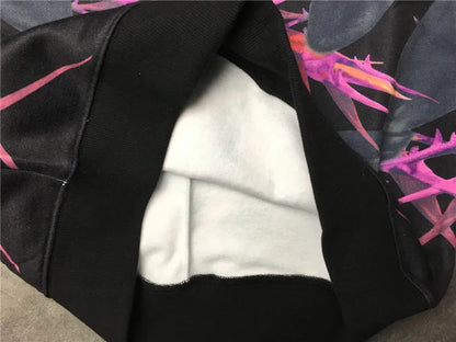 New  Baolideng Men Abstract flowers gentleman Hoodies Hoody hooded Sweatshirts velvet Cotton Drake Thicken Fleece #E1 Street King Limited