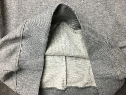New  High Men Embroidery Star Stripes gentleman Hoodies Hoody hooded Sweatshirts velvet Cotton Drake Thicken Fleece #d68 Street King Limited