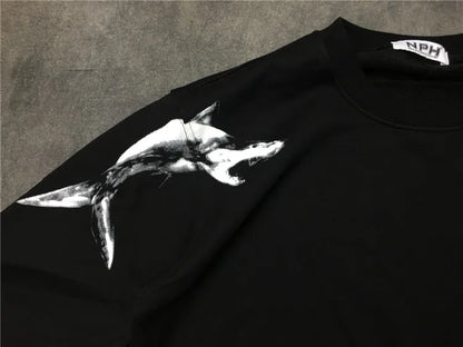 New  High High Men 7 4 Sharks kenye Hoodies Hoody hooded Sweatshirts velvet Cotton Drake Thicken Fleece #d32 Street King Limited