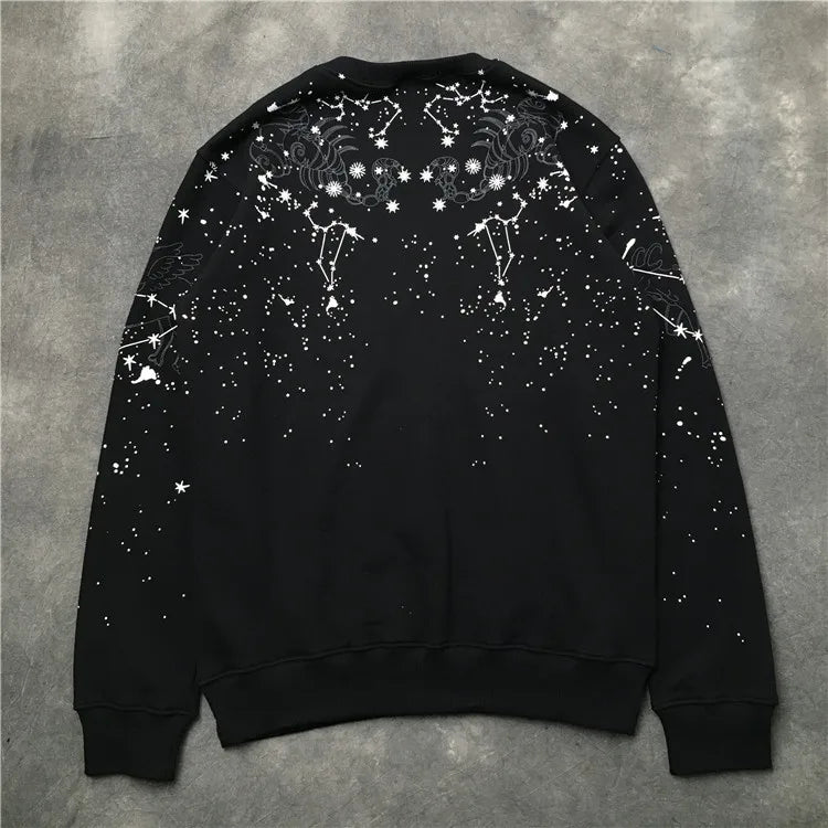 New 2018 Men Scorpio constellation pattern Hoodies Hoody hooded Sweatshirts velvet Cotton Drake Thick Fleece Street Hip hop #H29 Street King Limited