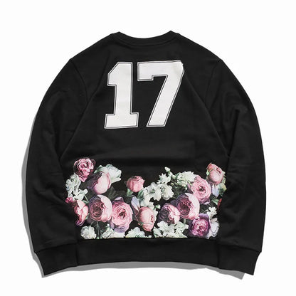 New  Baolideng High Men 17 romantic Roses Kenye Hoodies Hoody hooded Sweatshirts velvet Cotton Drake Thicken Fleece #d92 Street King Limited