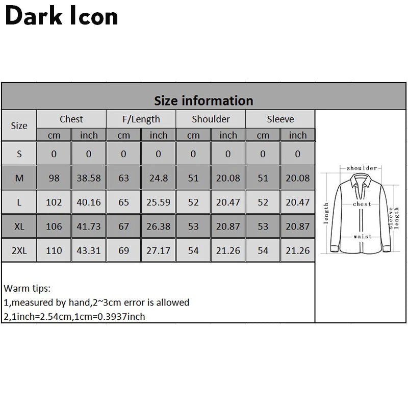 Dark Icon Geometric Stripe Shirts Men Women Long Sleeve Harajuku Woolen Shirts Men Clothing Street King Limited