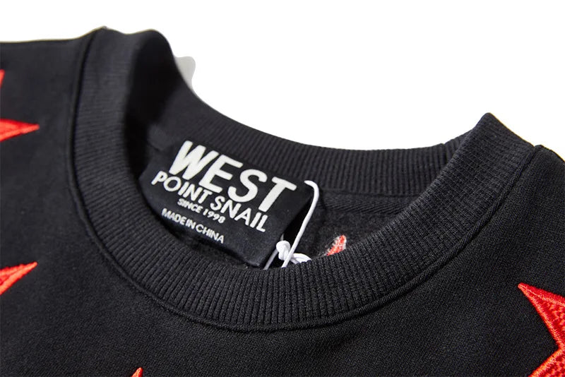 New 2018 Men Embroidered stars stripes Hoodies Hoody hooded Sweatshirts velvet Cotton Drake Thick Fleece Street Hip hop #H71 Street King Limited