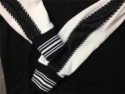 New  High High Men Striped Embroidered Stars Hoodies Hoody hooded Sweatshirts velvet Cotton Drake Thicken Fleece #d33 Street King Limited