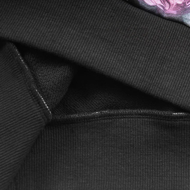 New  Baolideng High Men 17 romantic Roses Kenye Hoodies Hoody hooded Sweatshirts velvet Cotton Drake Thicken Fleece #d92 Street King Limited