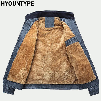 retro leather jacket men stand collar locomotive coat autumn winter casual plus size motorcycle jacket male warm biker outerwear relaxed fit trousers