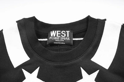 New  Baolideng Men collar Embroidered Star stripe Hoodies Hoody hooded Sweatshirts velvet Cotton Drake Thicken Fleece #E23 Street King Limited