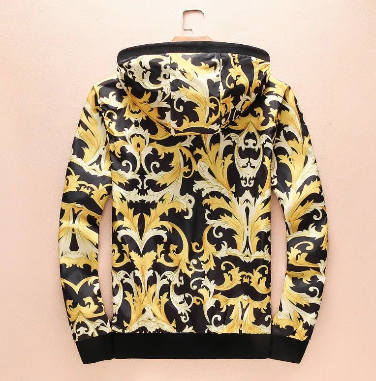 New 20SS Men Digital cloud gentleman Hoodies Hoody hooded Sweatshirts velvet Cotton Drake Thick Fleece Street #J1 Street King Limited