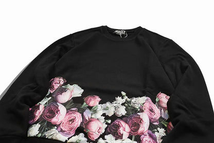 New  Baolideng High Men 17 romantic Roses Kenye Hoodies Hoody hooded Sweatshirts velvet Cotton Drake Thicken Fleece #d92 Street King Limited