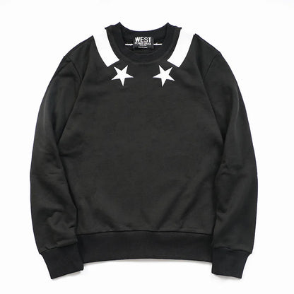 New  Baolideng Men collar Embroidered Star stripe Hoodies Hoody hooded Sweatshirts velvet Cotton Drake Thicken Fleece #E23 Street King Limited