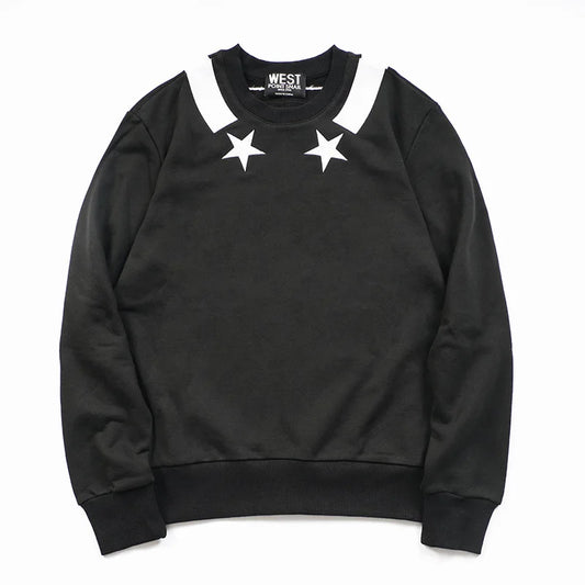New  Baolideng Men collar Embroidered Star stripe Hoodies Hoody hooded Sweatshirts velvet Cotton Drake Thicken Fleece #E23 Street King Limited