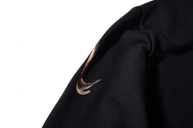 New 2019 Men 3D lions gentleman Hoodies Hoody hooded Sweatshirts velvet Cotton Drake Thicken Fleece #J53 Street King Limited