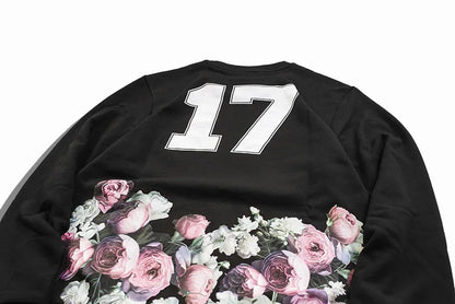 New  Baolideng High Men 17 romantic Roses Kenye Hoodies Hoody hooded Sweatshirts velvet Cotton Drake Thicken Fleece #d92 Street King Limited