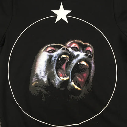 New  High Men 3D orangutan Monkey star Hoodies Hoody hooded Sweatshirts velvet Cotton Drake Thicken Fleece Kenye #d20 Street King Limited