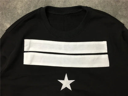 New  Baolideng Men star striped patch gentleman Hoodies Hoody hooded Sweatshirts velvet Cotton Drake Thicken Fleece #E13 Street King Limited