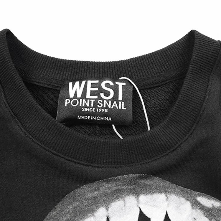 New  High Men Shark teeth beauty star gentleman Hoodies Hoody hooded Sweatshirts velvet Cotton Drake Thicken Fleece #d72 Street King Limited