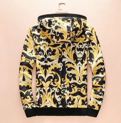 New 20SS Men Digital cloud gentleman Hoodies Hoody hooded Sweatshirts velvet Cotton Drake Thick Fleece Street #J1 Street King Limited