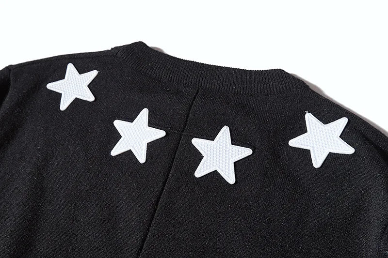 New 2022 Man Luxury Winter gentleman Embroidered stars Knit Casual Sweaters pullover Asian Plug Size High quality Drake #H72 Street King Limited