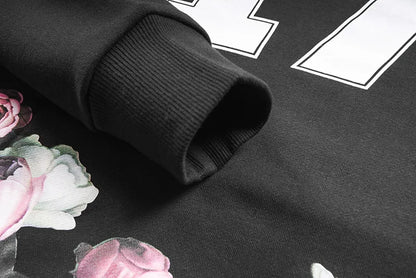 New  Baolideng High Men 17 romantic Roses Kenye Hoodies Hoody hooded Sweatshirts velvet Cotton Drake Thicken Fleece #d92 Street King Limited
