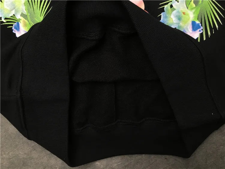 New 2018 Men High Punk Naked Girl flower Hoodies Hoody hooded Sweatshirts velvet Cotton Drake Thick Fleece Street Hip hop #H40 Street King Limited