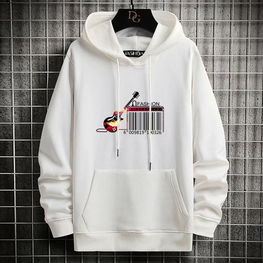 "Barcode" Unisex Men Women Streetwear Graphic Hoodie Daulet Apparel