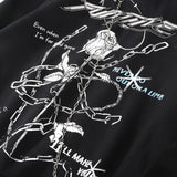 "Loose Chains" Unisex Men Women Streetwear Graphic Hoodie Daulet Apparel