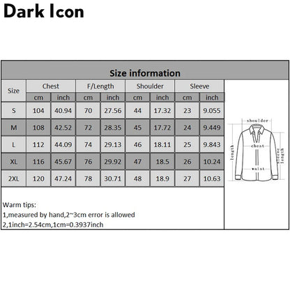Dark Icon Bluff Boy Full Printing Hip Hop Shirt Street Summer Short Sleeved Men's Shirts Streetwear Clothing Street King Limited