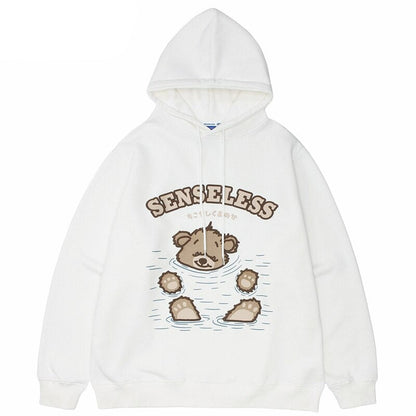 "Drowning" Unisex Men Women Streetwear Graphic Hoodie Daulet Apparel