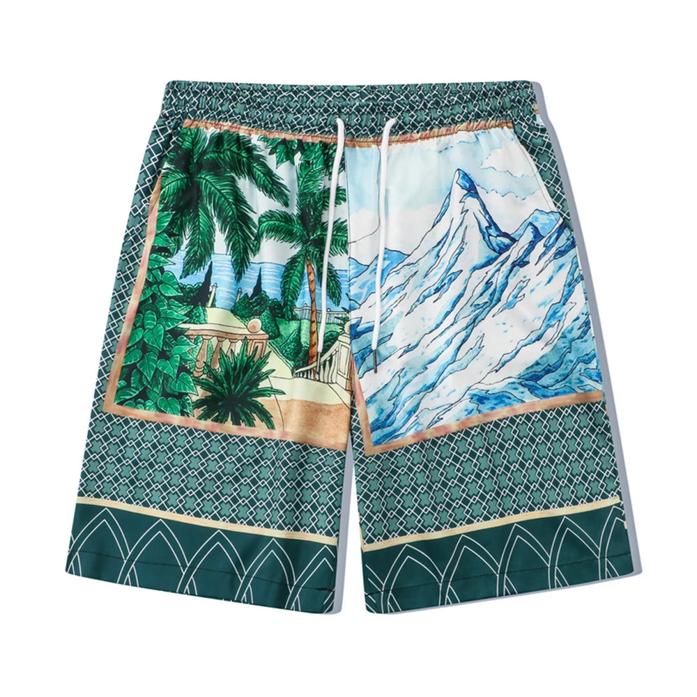 Streetwear Dark Icon Summer Holiday Beach Mens Set Hawaiian Shirts And Shorts | S Dark Icon Summer Holiday Beach Mens Set Hawaiian Shirts And Shorts Fashion Sweater Jacket With Graphic Design For Men