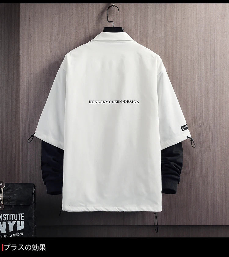 mens hoodies men 2024 spring patchwork sweatshirt japanese streetwear harajuku hip hop oversized black red hoodie men unique default style 5768