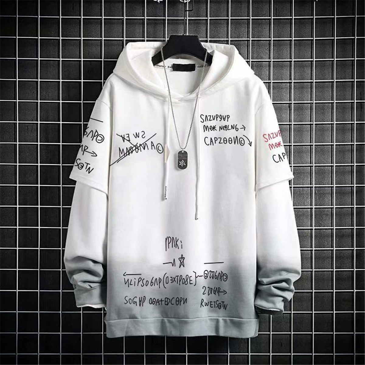 "Street Life" Unisex Men Women Streetwear Graphic Hoodie Daulet Apparel