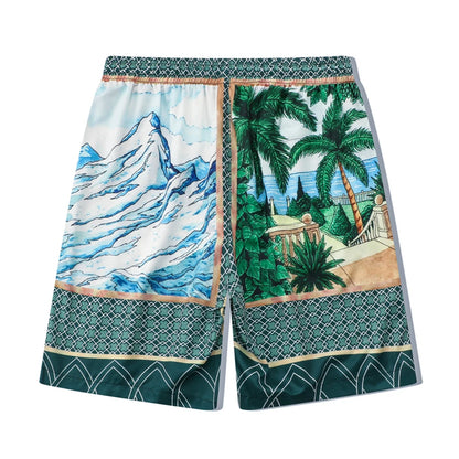Streetwear Dark Icon Summer Holiday Beach Mens Set Hawaiian Shirts And Shorts | S Dark Icon Summer Holiday Beach Mens Set Hawaiian Shirts And Shorts Fashion Sweater Jacket With Graphic Design For Men
