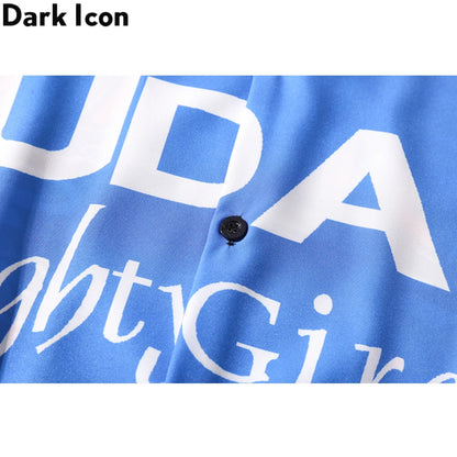 Dark Icon Summer Polo Shirt Men Vintage Streetwear Men's Hawaiian Shirt Street King Limited