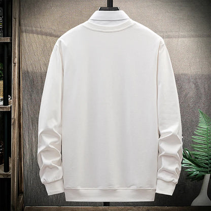 Spring Autumn Men's Hoodies Hip Hop Harajuku Fashion Solid Color Sweatshirt Men Casual 100%Cotton Men Clothing O-Neck Hoodies Street King Limited