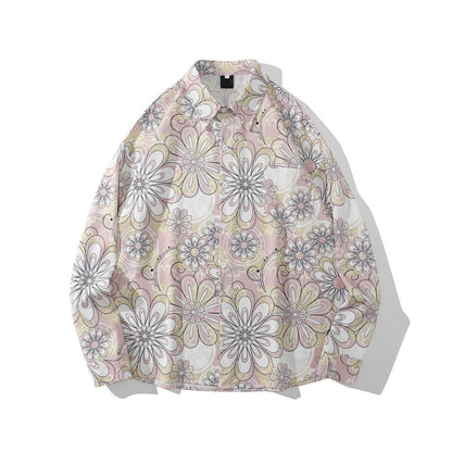 "Summer And Fall" Unisex Men Women Streetwear Graphic Shirt Daulet Apparel