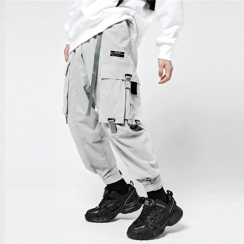 "In Peace" Unisex Men Women Streetwear Cargo Jogger Pants Daulet Apparel