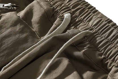 High Street Multi-pocket Drawstring Overalls Mens Straight Vibe Style Oversize Casual Cargo Pants Hip Hop Loose Baggy Trousers Street King Limited