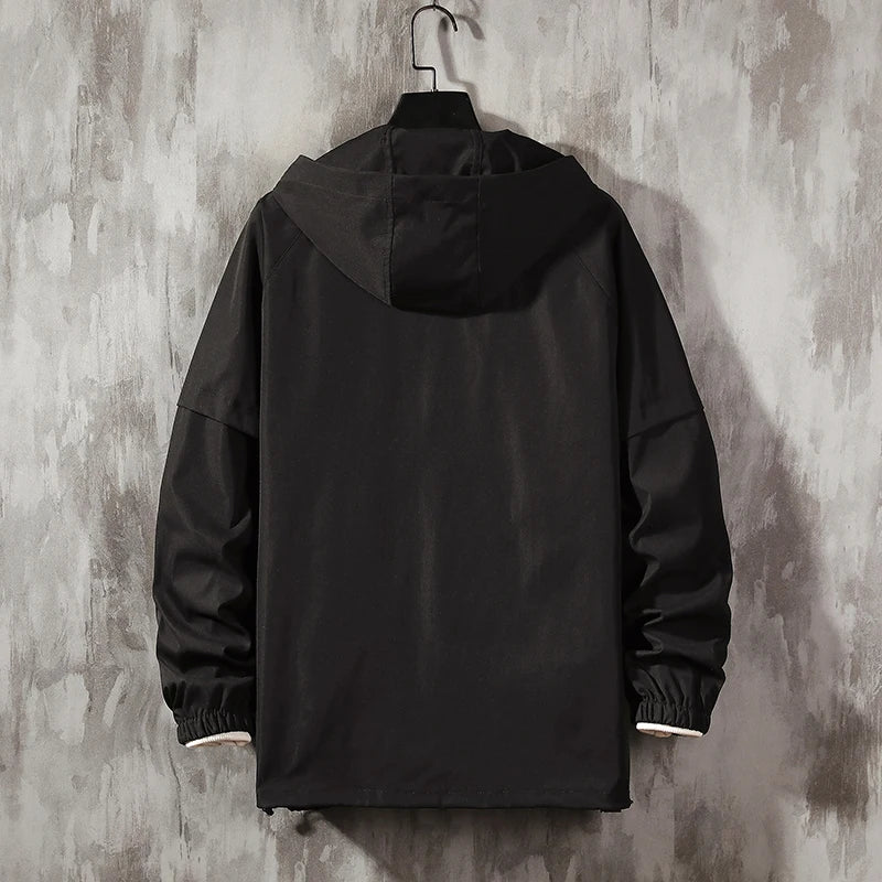 2023 men streetwear jackets and coats hip hop harajuku mens windbreaker overcoat mens clothing relaxed fit trousers