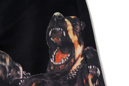 High New 2023 luxury Novelty Men Comfortable Roaring hound Dog Classic Striped Skateboard Street Cotton Casual Shorts #N258 Street King Limited