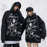 "Loose Chains" Unisex Men Women Streetwear Graphic Hoodie Daulet Apparel