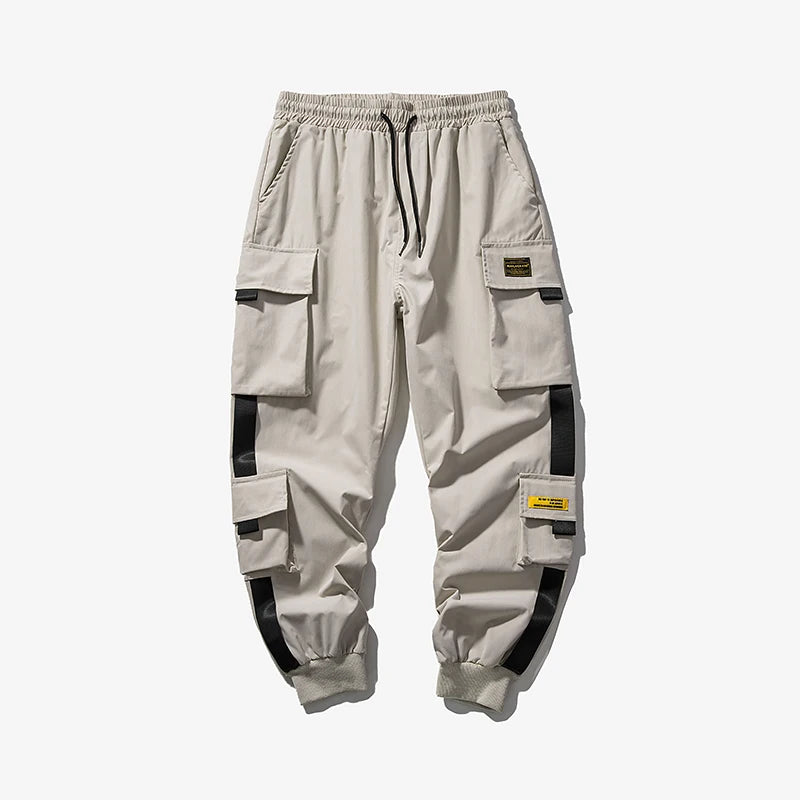 streetwear mens hip hop jogging pants casual men trousers big size loose sweatpants male 2023 new multi pocket harem pants 5xl unique joggers style 2696