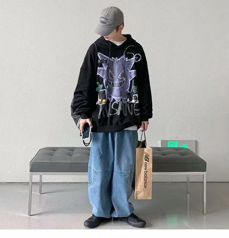 Autumn winter sweatshirts women hoodies Hong Kong style ins trend hip hop tops loose casual long sleeve pullover female clothes Street King Limited