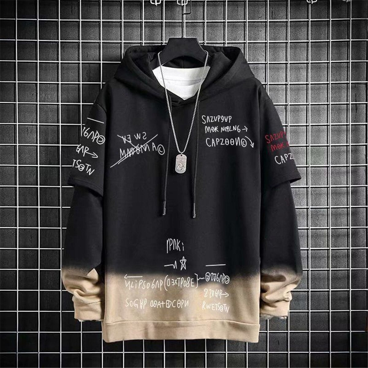 "Street Life" Unisex Men Women Streetwear Graphic Hoodie Daulet Apparel