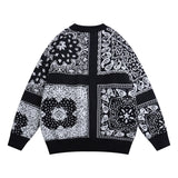 "White Bandana" Unisex Men Women Streetwear Graphic Sweater Daulet Apparel